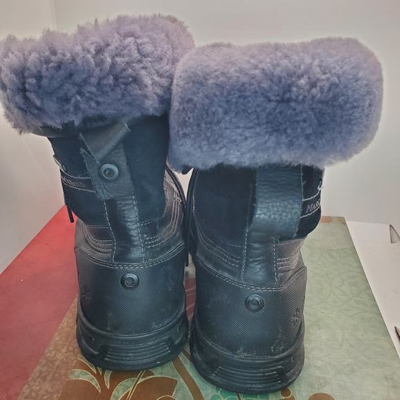 Marc Ecko Womens 8 Grierson Keystone Water Resistant Shearling Lace-up Boot - Picture 5 of 11